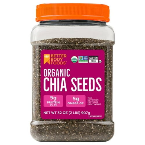 BetterBody Foods Organic Chia Seeds 2 lbs
